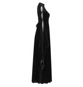 Longue Robe Gothique 'Princessa' Noire