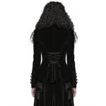 Veste Gothique 'Alluria' en Velours Noire