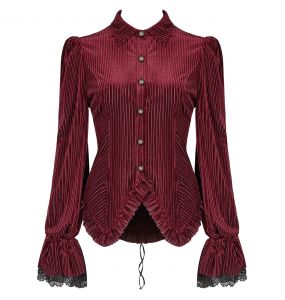 Red 'Maeve' Blouse