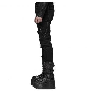 Pantalon 'Cthulhu' Noir pour Hommes