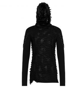 Gerneric Dxfbdfxn Hollywood Vampires Fashion Mens Long Sleeve Hoodie Sweater Black 