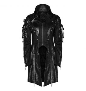 Black 'Poisonblack' Males Jacket