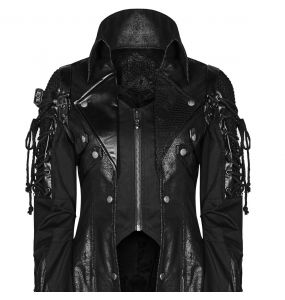 Black 'Poisonblack' Males Jacket