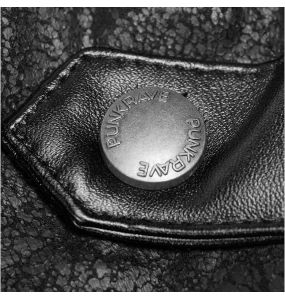 Black 'Poisonblack' Males Jacket