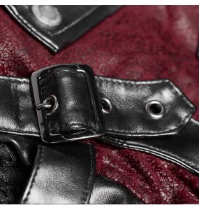 Red and Black 'Poisonblack' Males Jacket