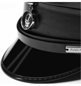 Black Gothic 'Militia' Cap