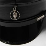 Casquette Gothique 'Militia' Noire