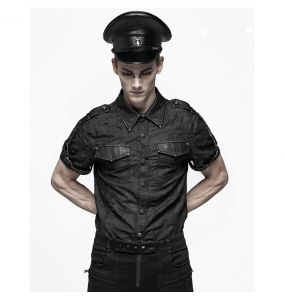 Black Gothic 'Militia' Cap