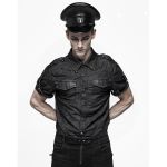 Casquette Gothique 'Militia' Noire