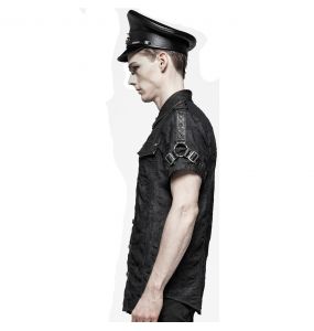 Black Gothic 'Militia' Cap