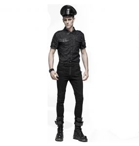 Black Gothic 'Militia' Cap