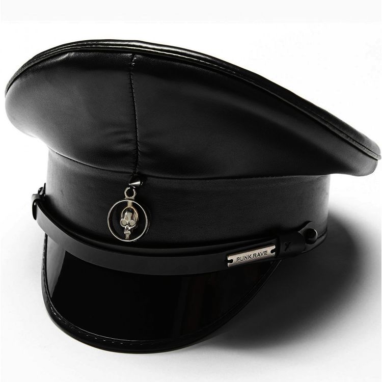 Casquette Gothique 'Militia' Noire