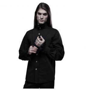 Chemise Victorienne 'Asmodeus' Noire