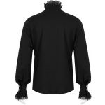Chemise Victorienne 'Asmodeus' Noire