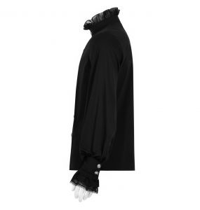 Chemise Victorienne 'Asmodeus' Noire