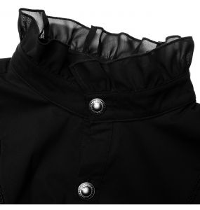Chemise Victorienne 'Asmodeus' Noire