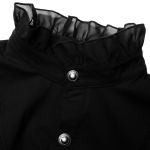 Chemise Victorienne 'Asmodeus' Noire