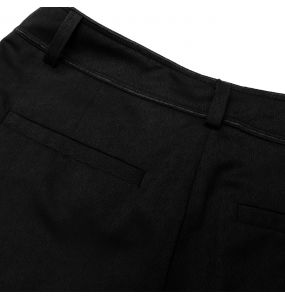 Black 'Bat Pockets' Goth Pants