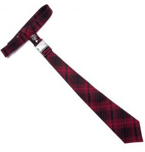 Red Tartan Punk Stylish Tie