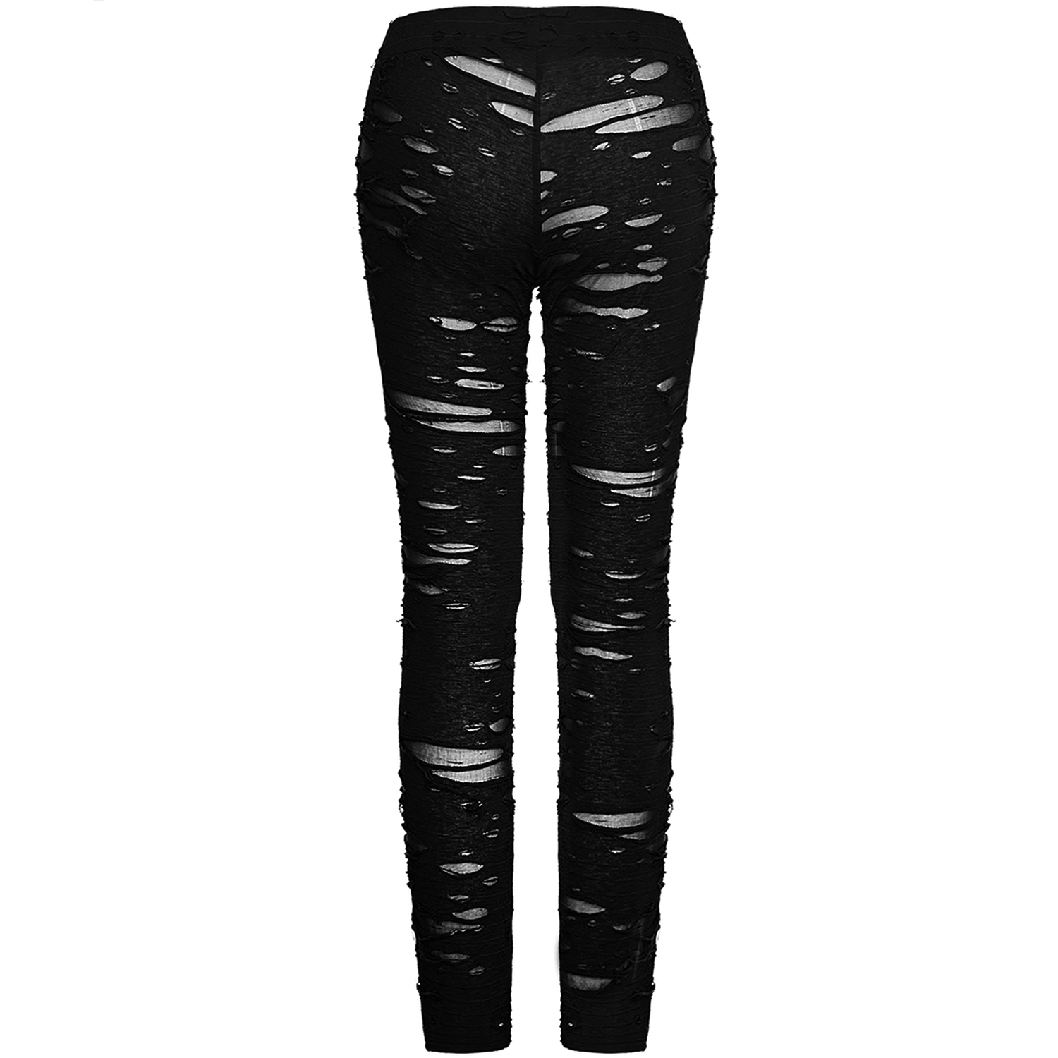 Black 'Ripped Off' Leggings by Punk Rave • the dark store™