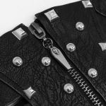 Ceinture 'Badriyah' en Simili Cuir Noir