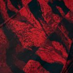 Red and Black 'Gehenna' Mini Skirt