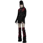 Veste Boléro 'Dark Doll' Noire et Rouge