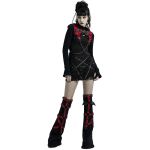 Veste Boléro 'Dark Doll' Noire et Rouge