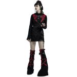 Veste Boléro 'Dark Doll' Noire et Rouge