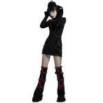 Veste Boléro 'Dark Doll' Noire et Rouge