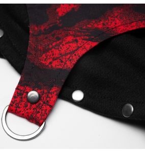 Veste Boléro 'Dark Doll' Noire et Rouge