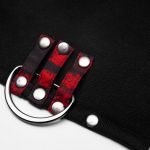 Veste Boléro 'Dark Doll' Noire et Rouge