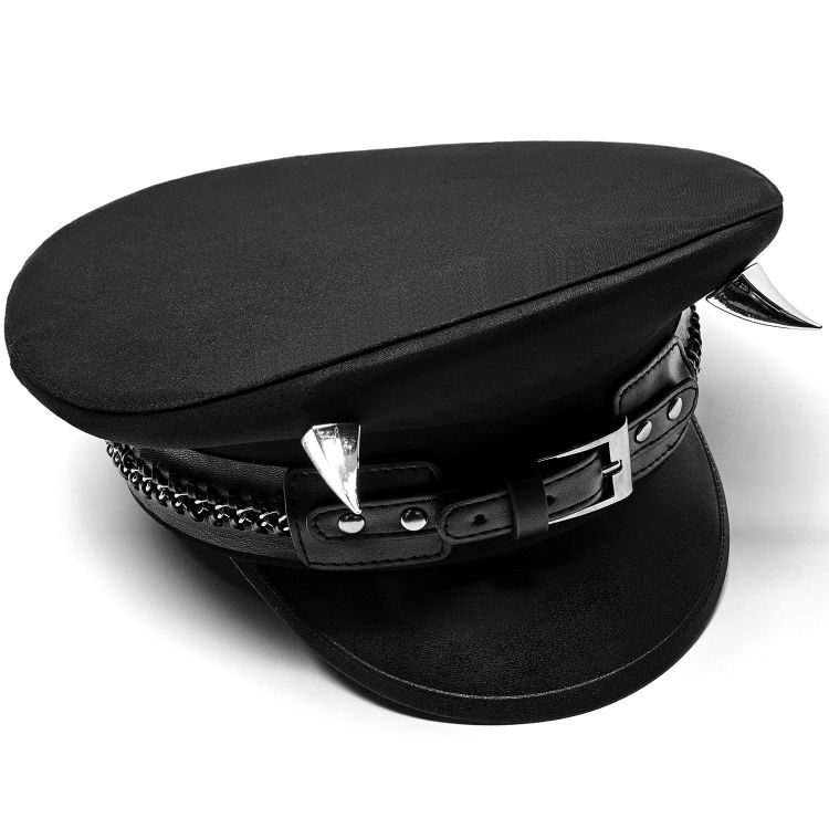 Casquette Gothique 'Murderdoll' Noire