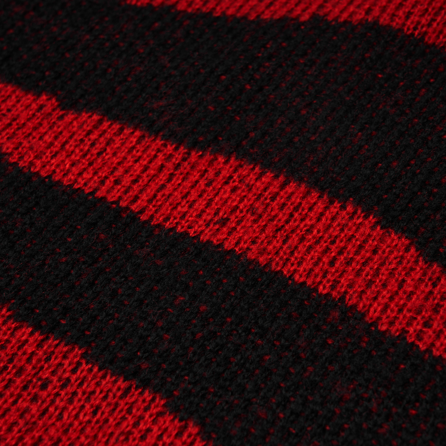 Black and Red Striped Pullover Sweater by Punk Rave • the dark store™