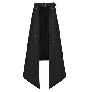 Black 'Hegoa' Half Skirt