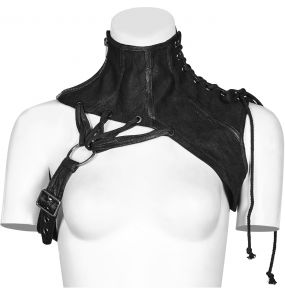 Black 'Hegoa' Gothic Shoulder Harness