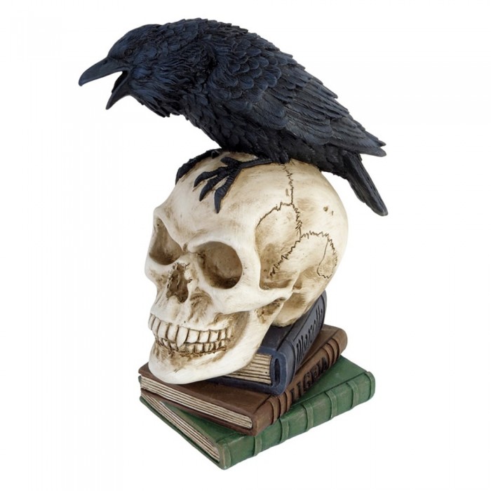 Poe's Raven Skull