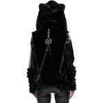 Black 'Car Ear' Winter Fur Jacket