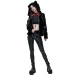 Black 'Car Ear' Winter Fur Jacket