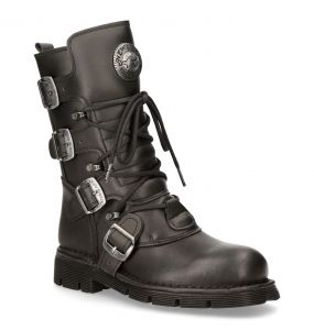 Black Vegan New Rock Comfort Light Boots