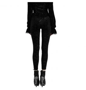 Black 'Gothic Retro' Leggings