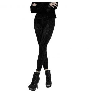 Black 'Gothic Retro' Leggings