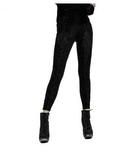 Black 'Gothic Retro' Leggings