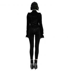 Leggings 'Gothic Retro' Noir