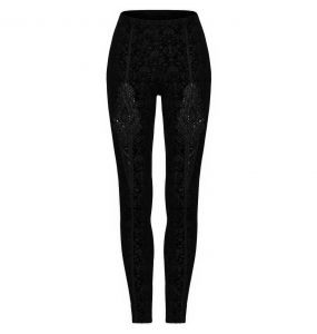 Black 'Gothic Retro' Leggings