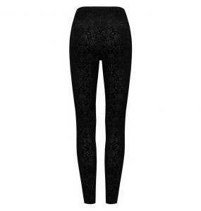 Black 'Gothic Retro' Leggings