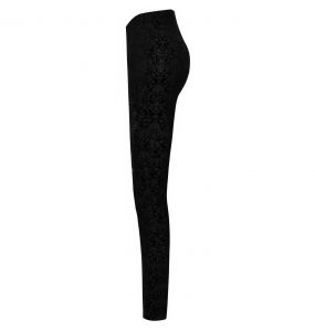 Leggings 'Gothic Retro' Noir