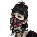 Masque 'Punk Plaid' à Carreaux