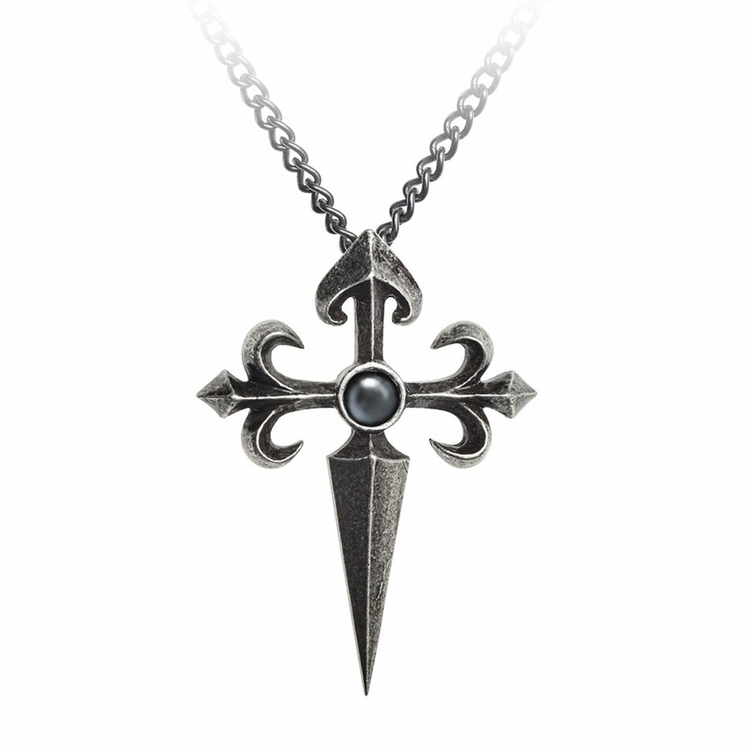 Alchemy Gothic Baroque Beauty Pewter Necklace BRAND NEW 