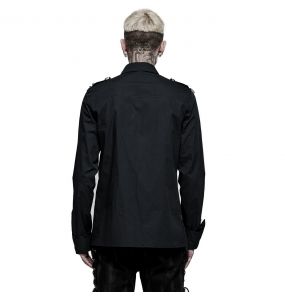 Black 'Dobraa' Asymmetric Shirt